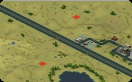 尤里的复仇沙漠公路地图